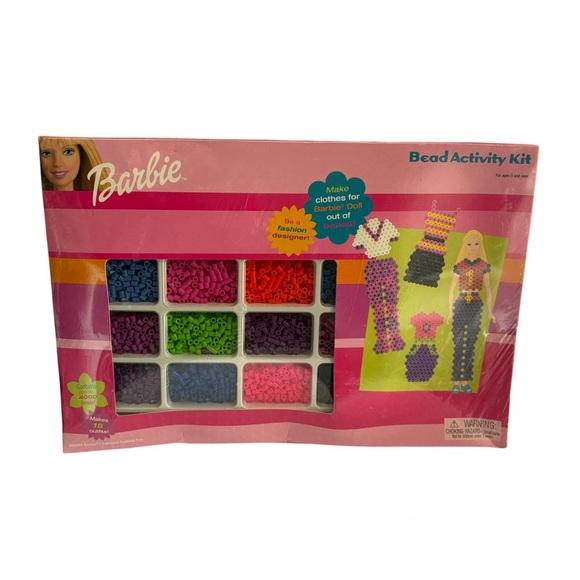 Vintage Y2k barbie perler bead activity kit - Picture 1 of 8